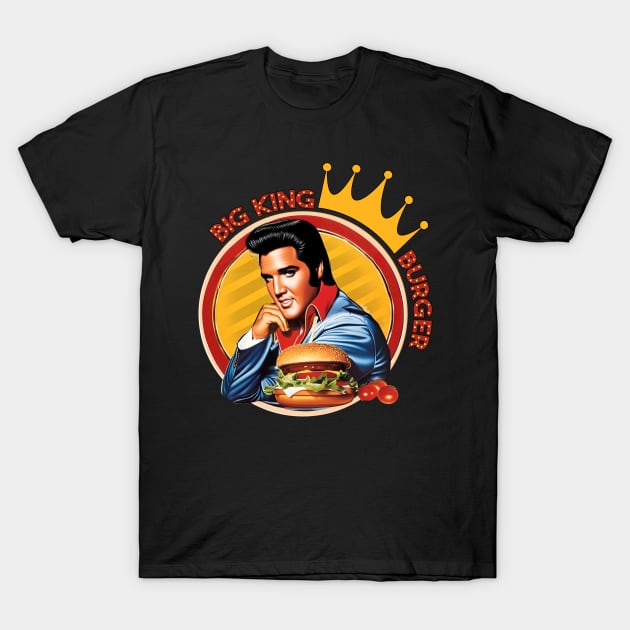 Royal Mantle | Big King Burger T-Shirt by Royal Mantle